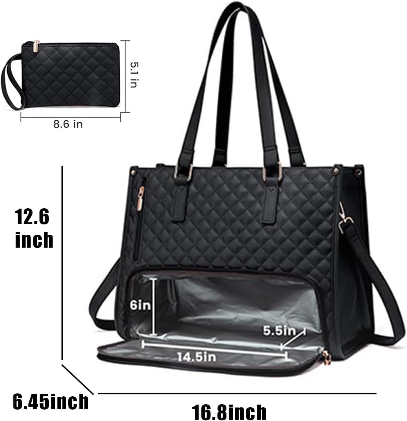 SAC À MAIN 3 EN 1 + POCHETTE