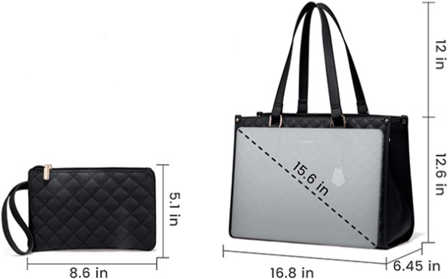SAC À MAIN 3 EN 1 + POCHETTE